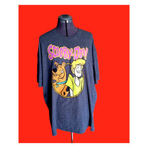 Scooby Doo grey short sleeve tee shirt, XXL